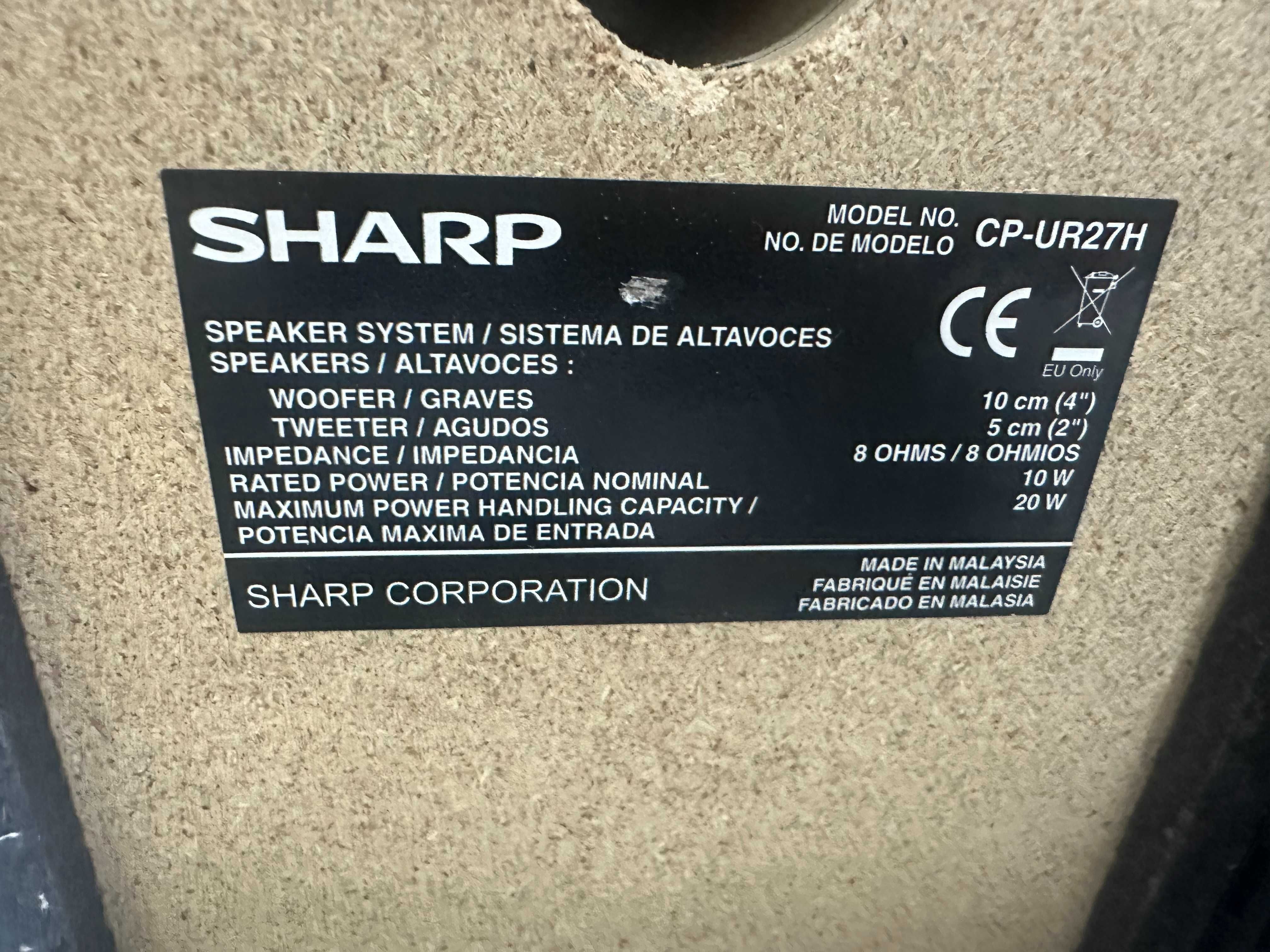 Мини уредба Sharp XL-UR27H