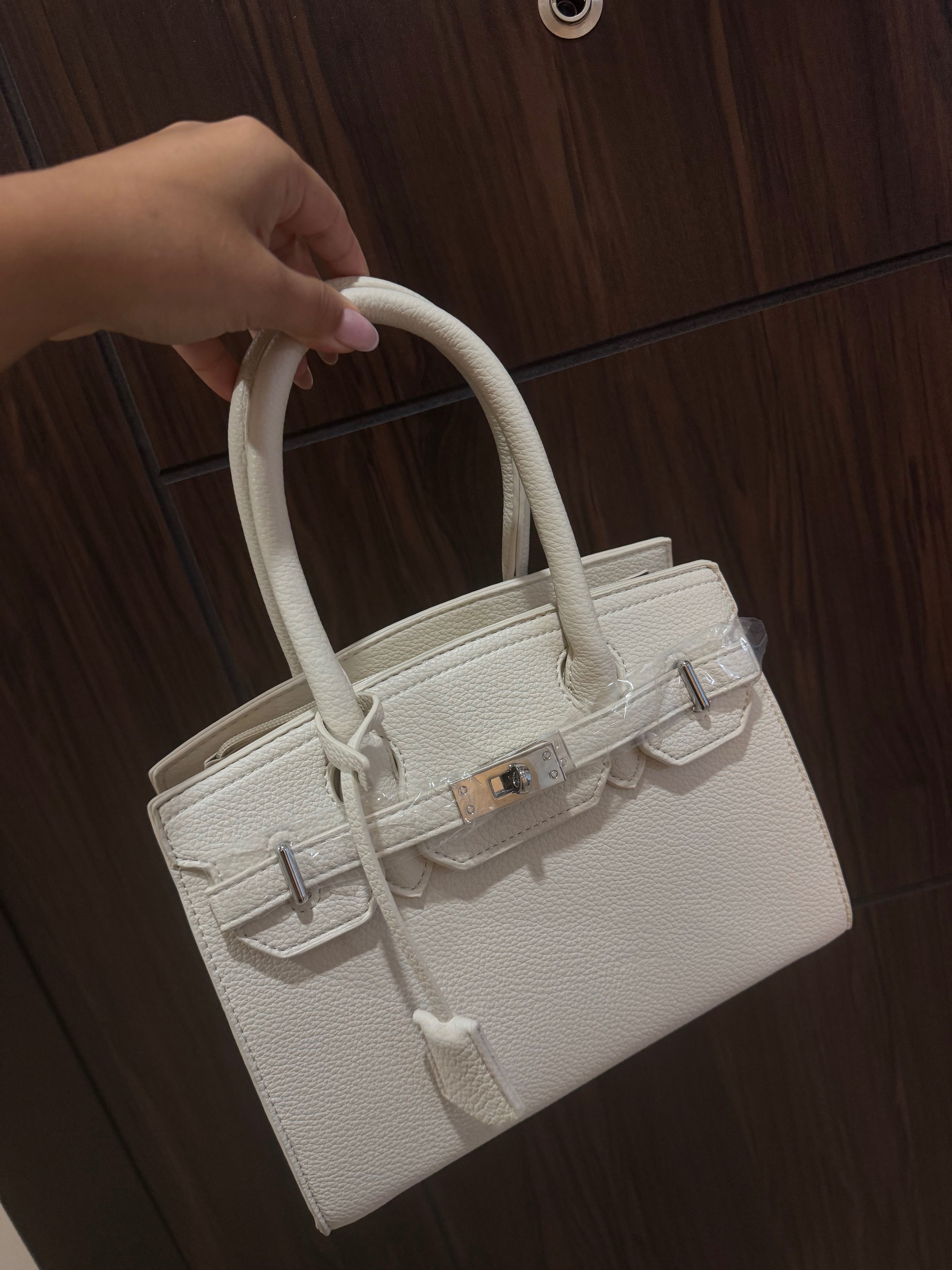 Бяла чанта ХИТ Hermes