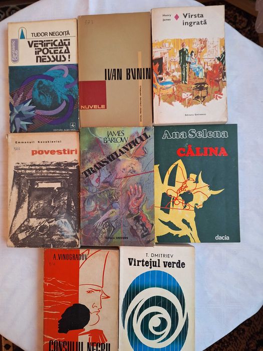 Lot 14 - Carti beletristica (vechi) (buc = 8)