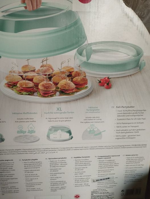 Контейнер для тортов капкейков бутербродов