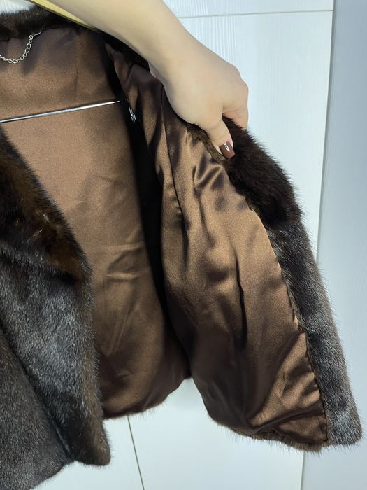 Натуральная норковая шуба