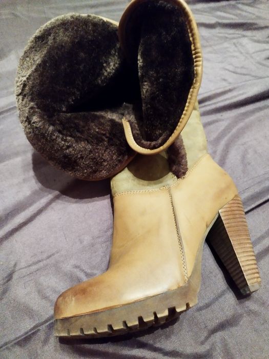 Cizme lungi,îmblănite