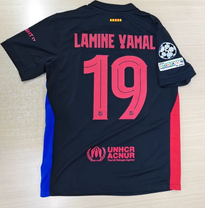 Tricou Nike FC Barcelona Lamine Yamal Marimea M(Stoc 2 Bucati)