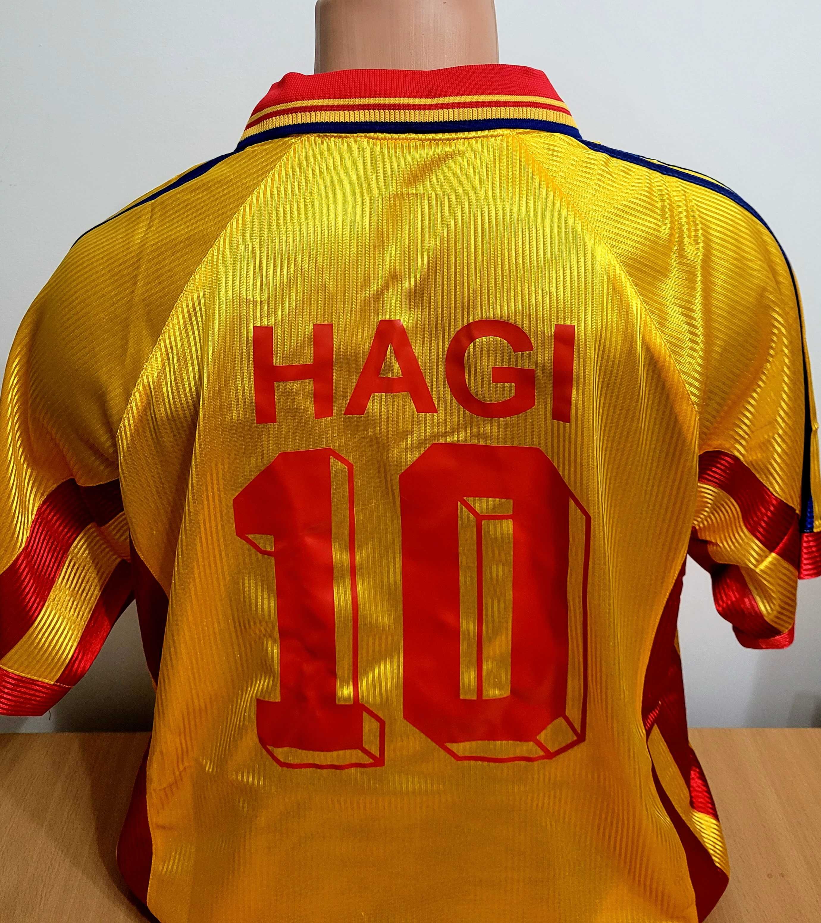 Tricou Hagi Gheorghe Hagi Romania model 1998 fotbal colectie