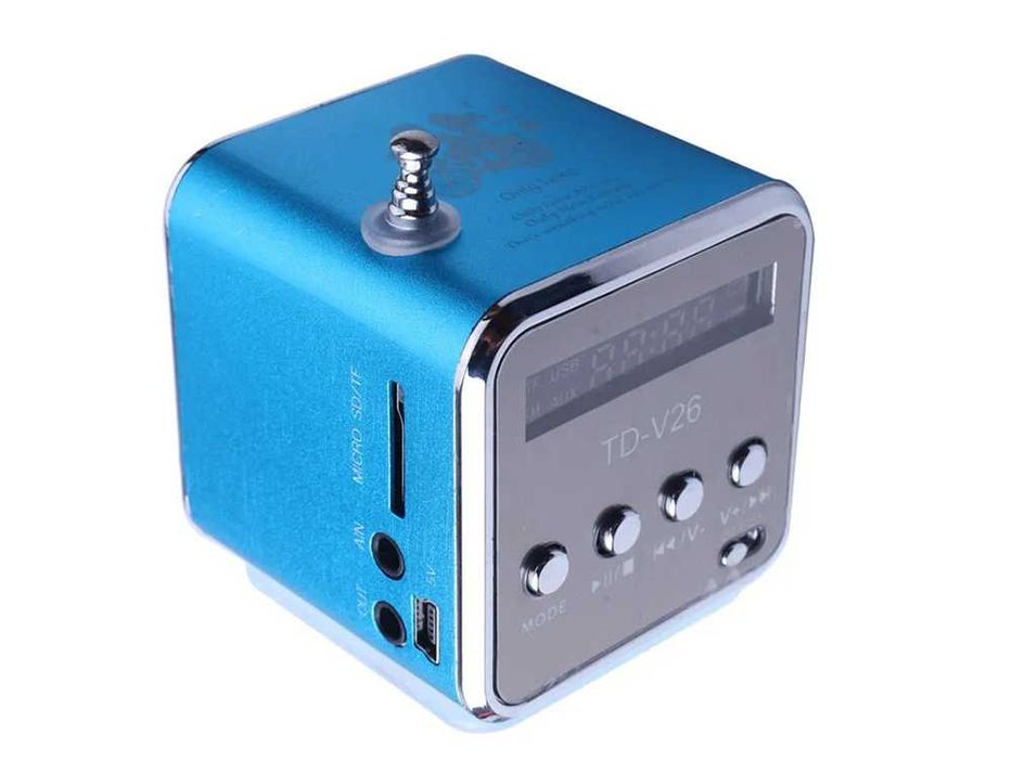 Mini Boxa portabila cu Radio FM si MP3 Player Display LCD 45dB USB