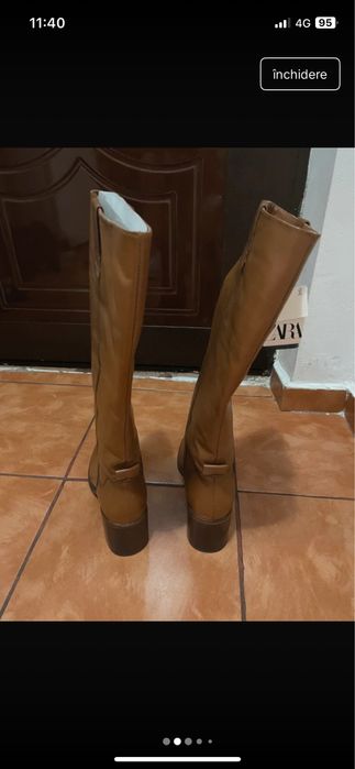 Cizme zara pana la genunchi