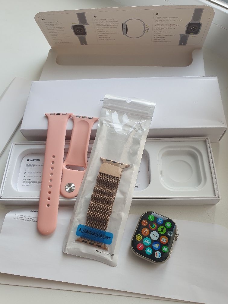 Apple Watch 9 для Android и iOS люкс качество
