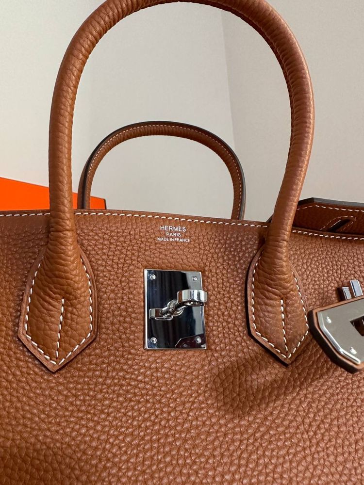 Hermes Birkin 30 из натуральной кожи