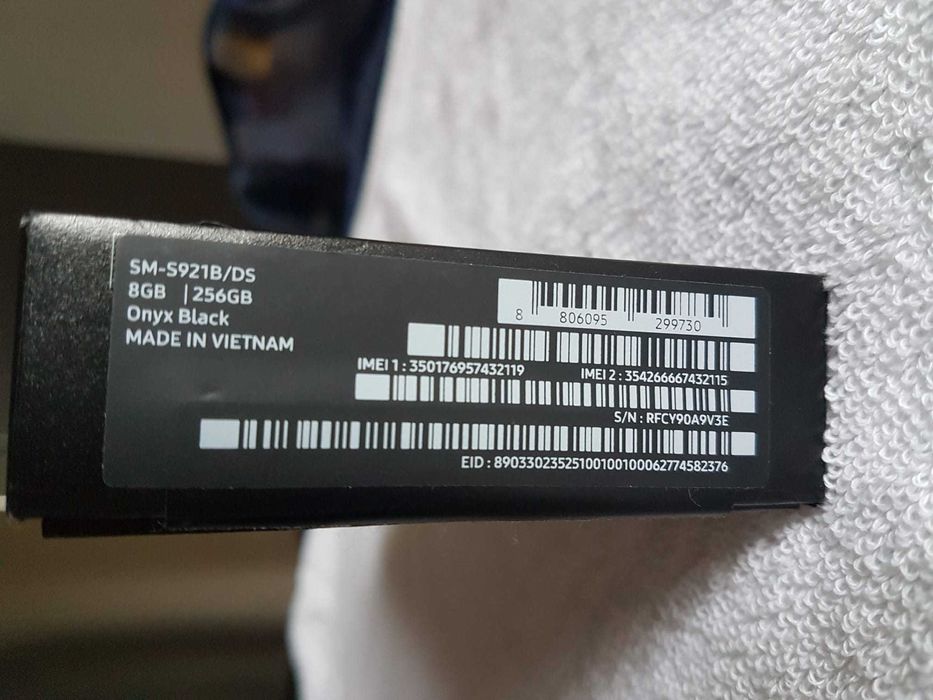 Samsung Galaxy S24, SM-S921B/DS, 8Gb 256 Gb, Onyx Black, NOU,desigilat