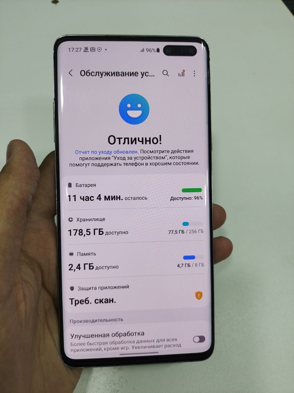 Samsung s10 5g kafolati bor