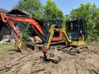 Miniexcavator de inchiriat