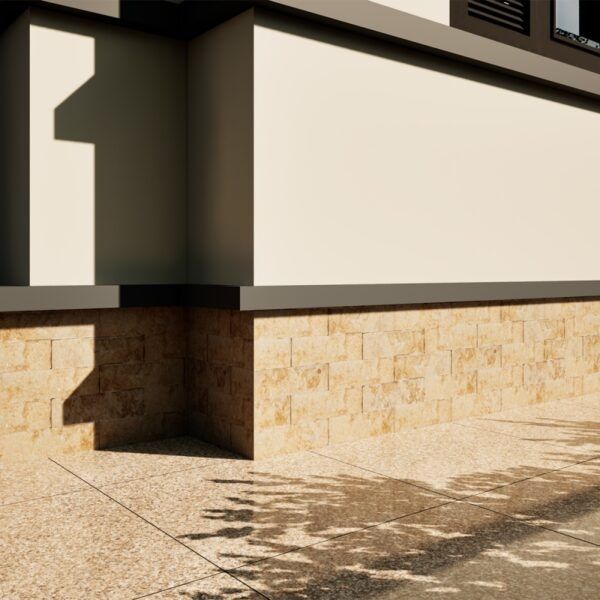 Scapitat Marmura 30X7cm pentru placare exerior si interior
