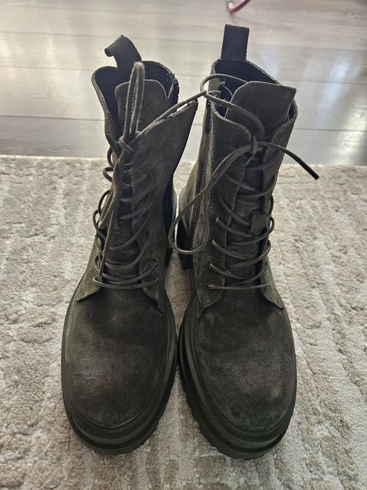 Велурени боти Aquamarine