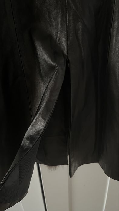 Jachetă piele naturală/blană vulpe