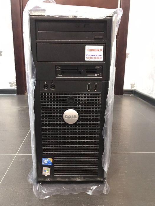 НАСТОЛЕН ОФИС Компютър Dell Optiplex 780 два хард диска/120SSD 6GB RAM