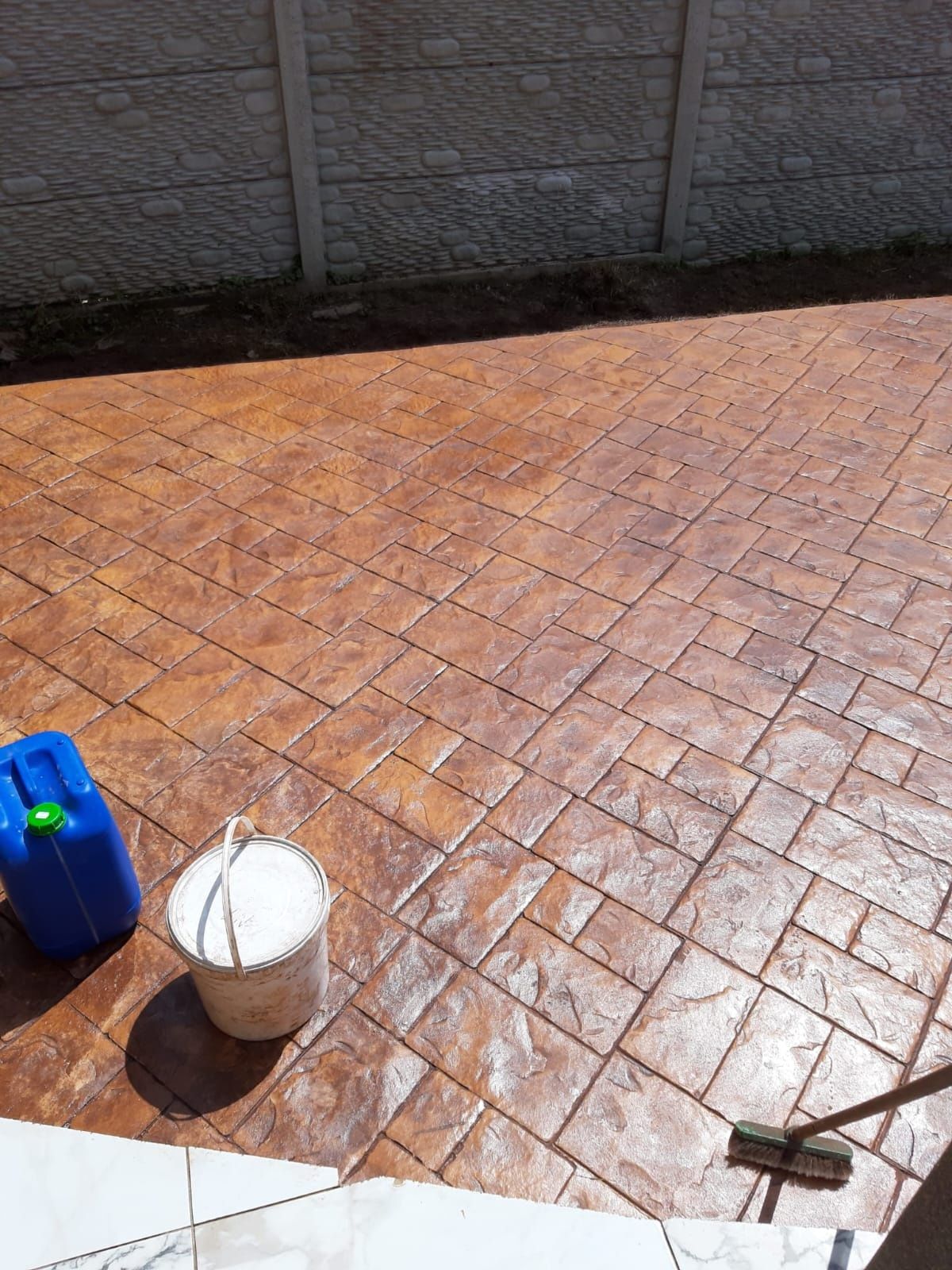 #Beton amprentat #