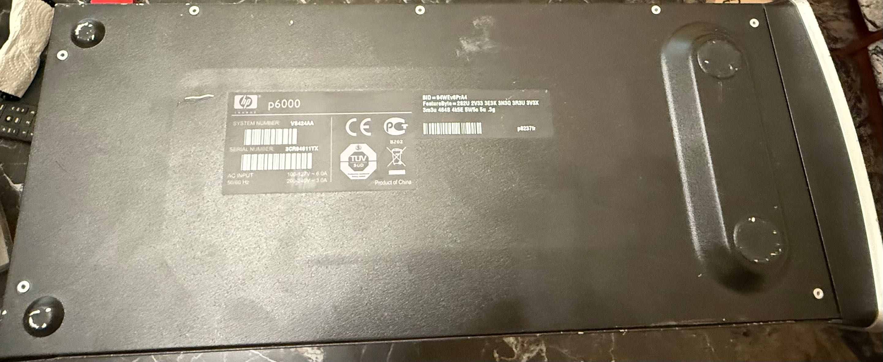 Конпютърна конфигурация HP P6000 P6237fr