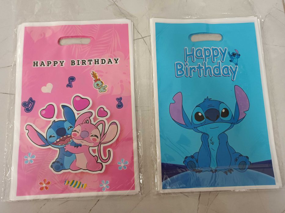 Stitch пликчета за подаръци 30бр,Стич подаръчни пликчета,торбички
