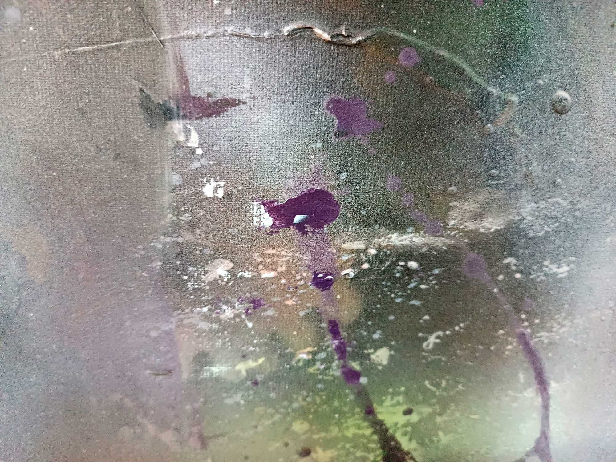 Vas oniric imperfect cu flori de noapte pictura colectie Kloska