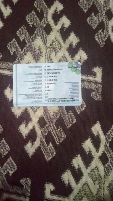 Uaz sotiladi! (Uaz31512)