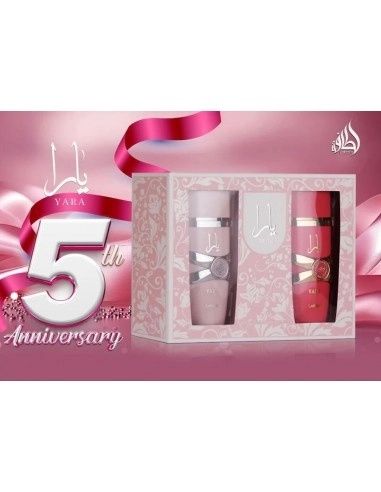 Caseta aniversara Lattafa Yara Candy + Yara