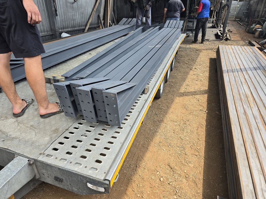 Vand hala structură metalică completă cu prindere pe suruburi