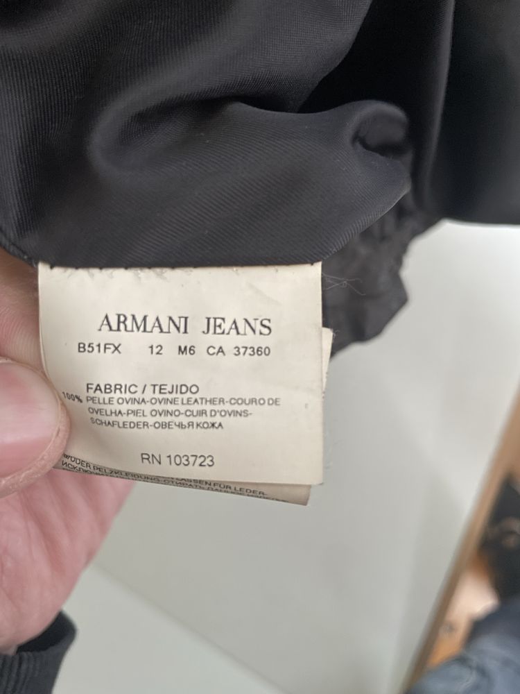 Кожено яке Armani Jeans AJ