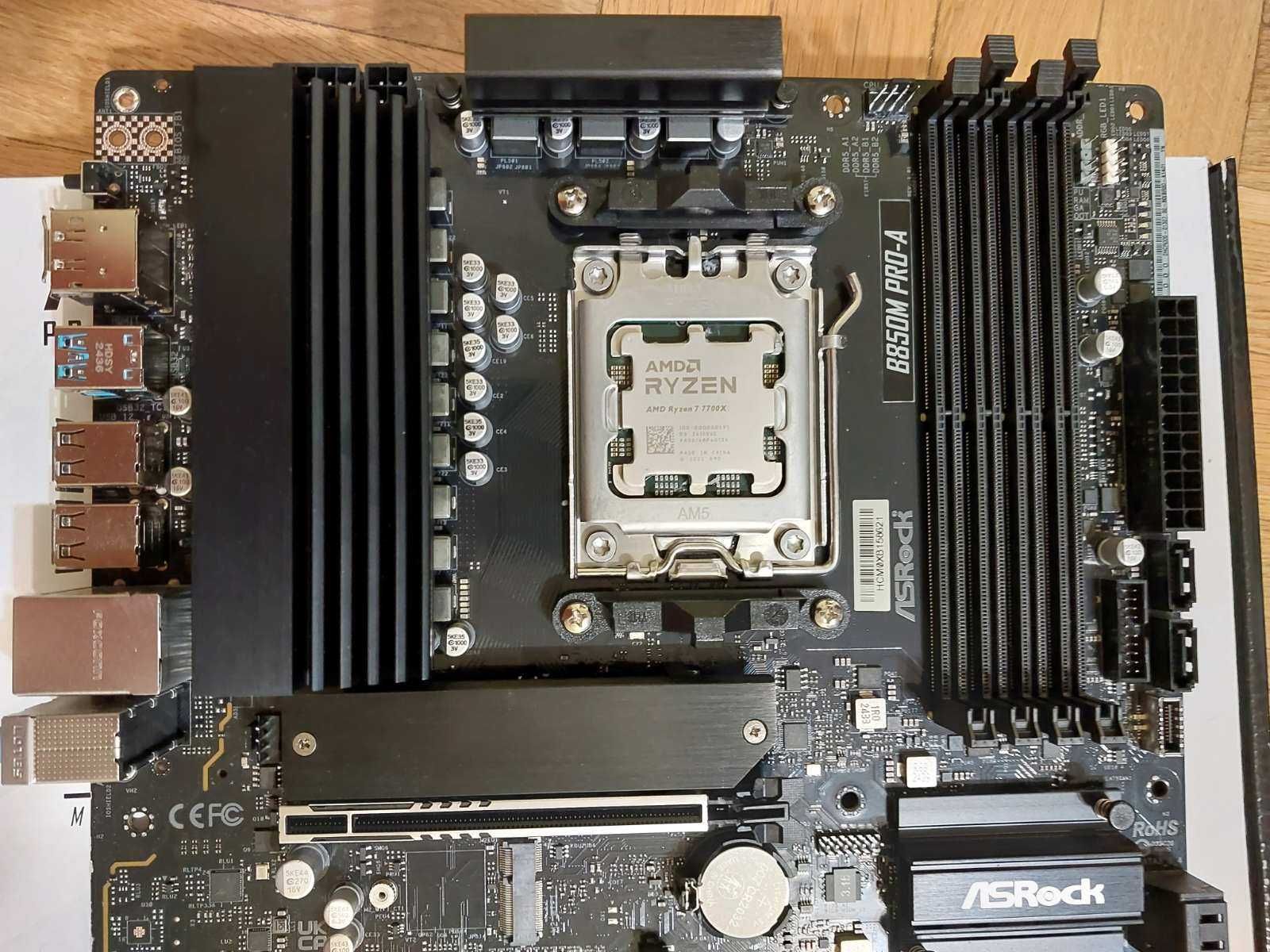 AMD Ryzen 7 7700X + AsRock B850M Pro-A