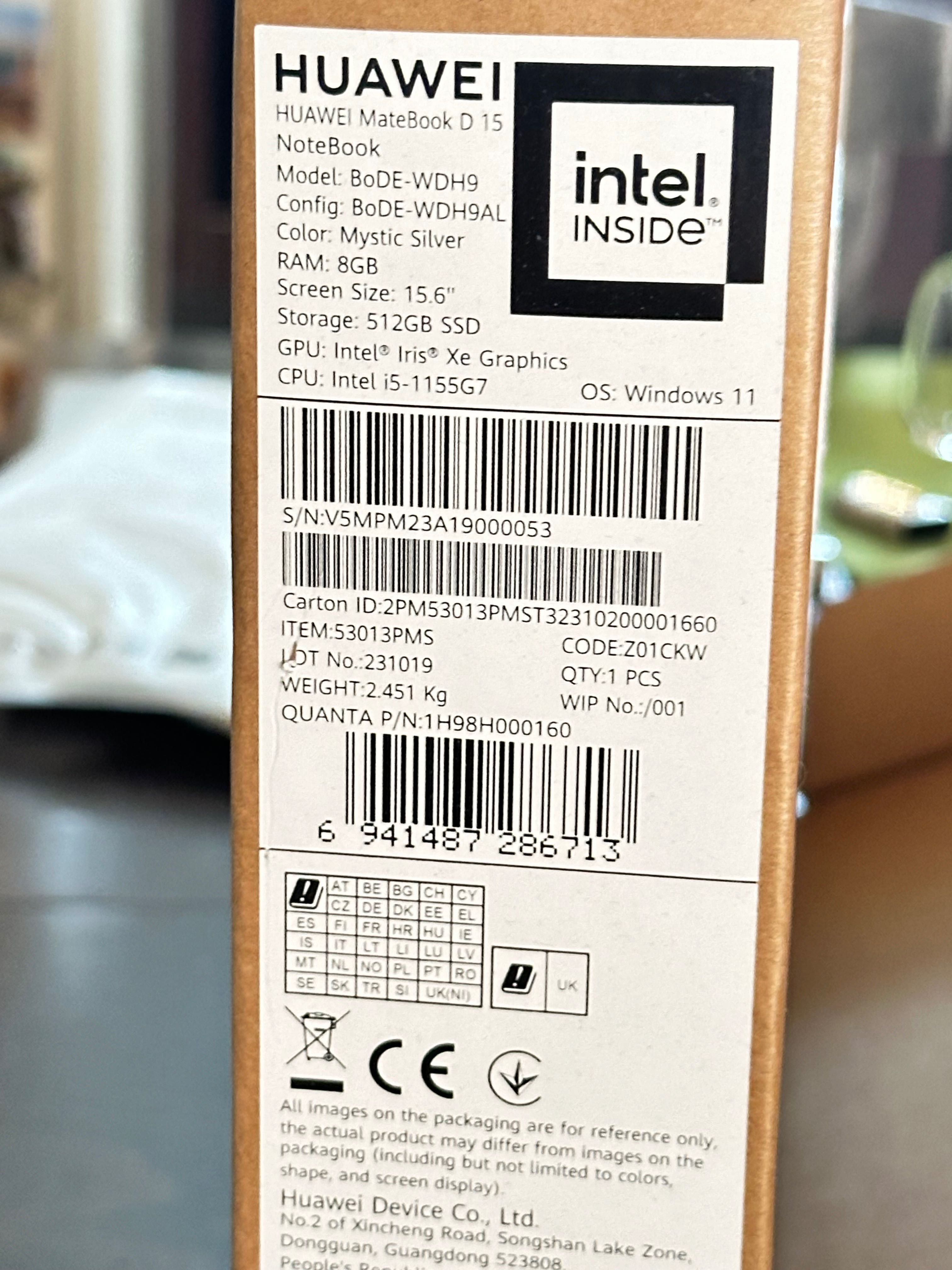 Huawei Matebook D 15