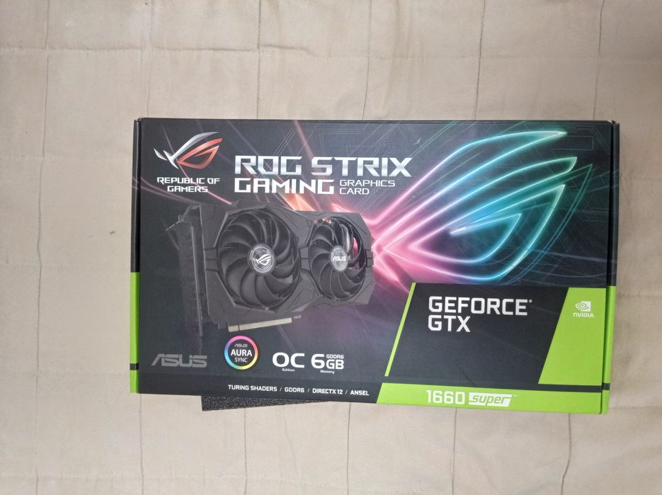 GeForce gtx 1660 super 6gb cu cutie