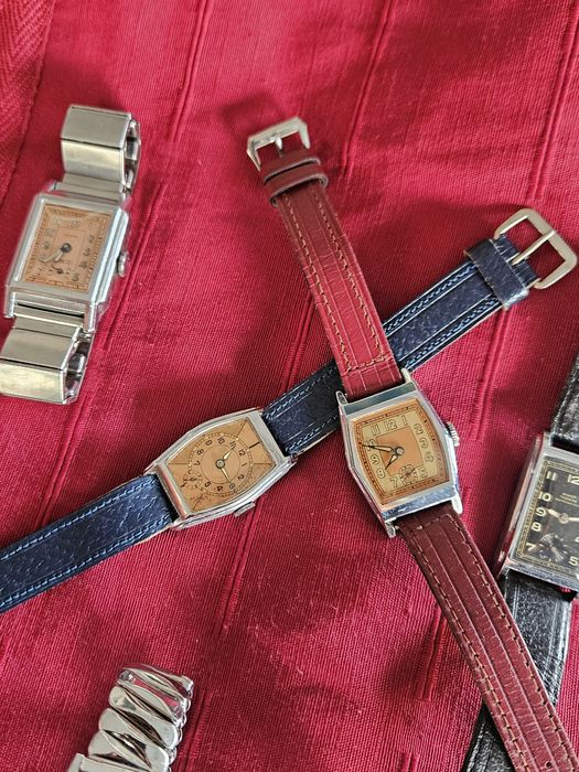 Колекция от 10  ръчни часовници арт деко 1940г.