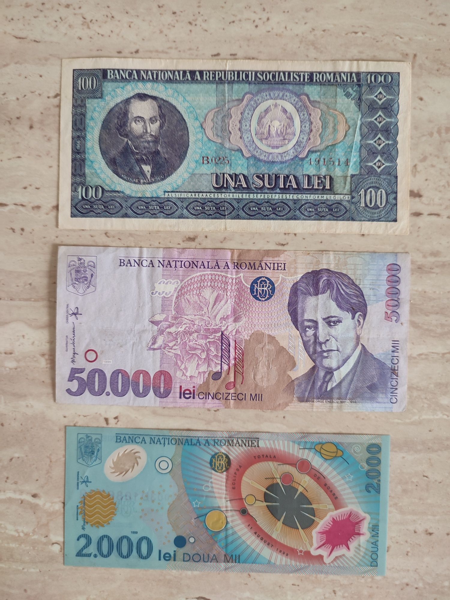Bancnote și monede românești vechi  + diferite timbre