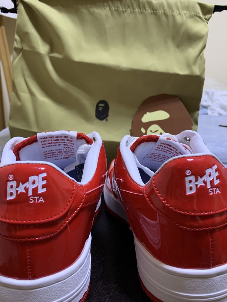 Bapesta Red / white