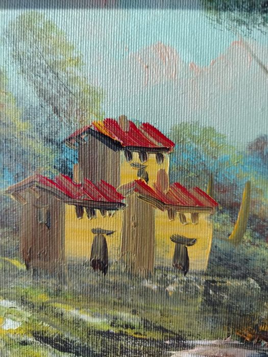Peisaj semnat "A. Russo"