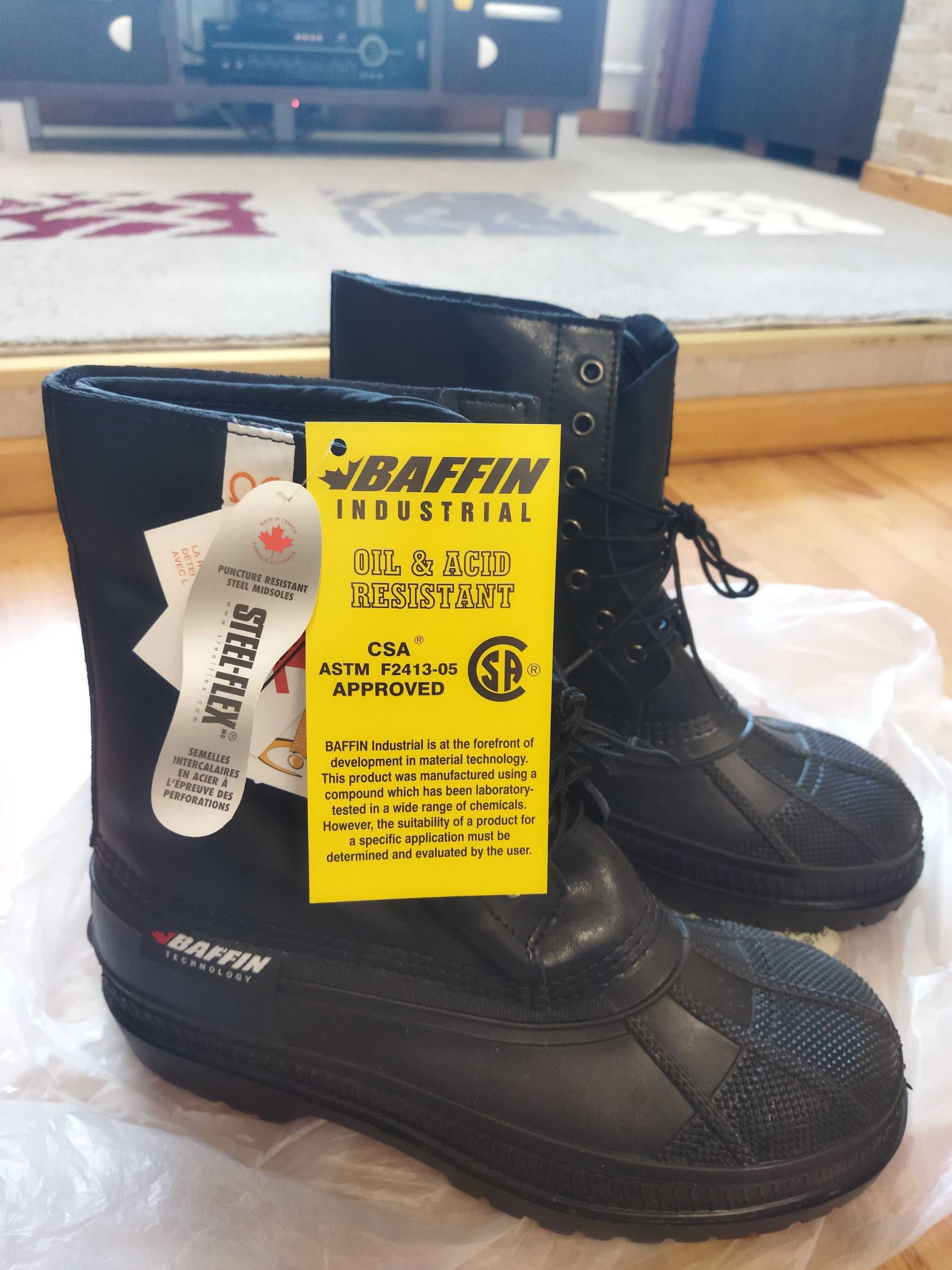 Сапоги-ботинки Baffin (Канада),кожа,до -40,оригинал,новые,р-р 42,43