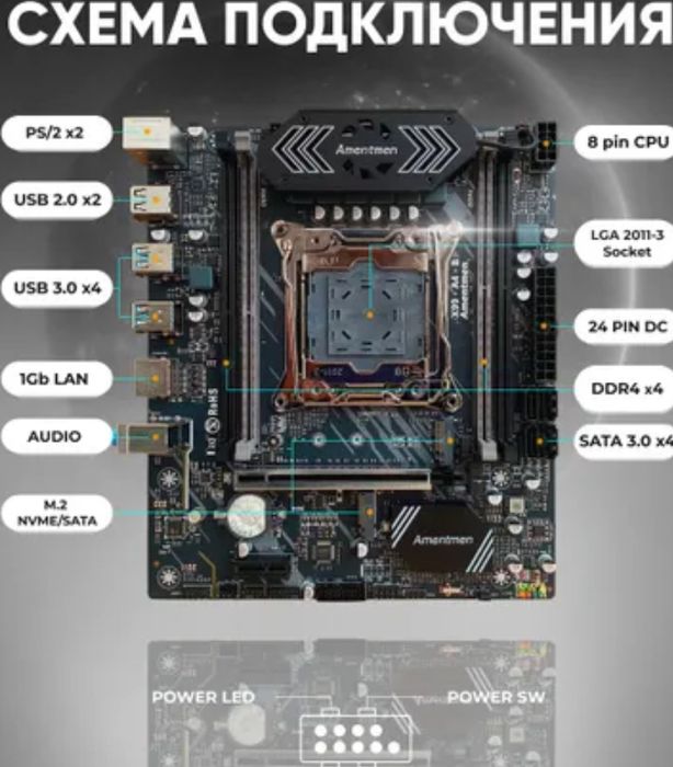 Atermiter X99 A4-B + Xeon E5 2682v4