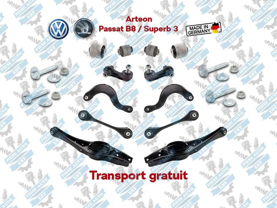 Kit brate spate VW Passat B8-Skoda Superb 3-Arteon+Suruburi excentrice