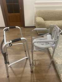 Ходунки и стул-горшок для инвалида