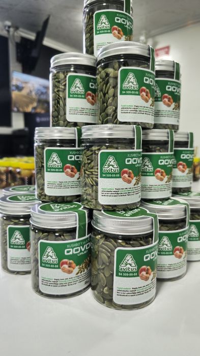 Oshqovoq urug'i sof tabiy mahsulot