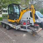 Sapat fundatii cu miniexcavator,închiriere bobcat