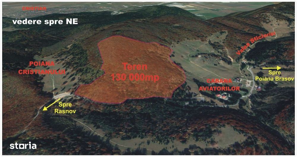 Teren superb Poiana Brasov Poiana Cristianului