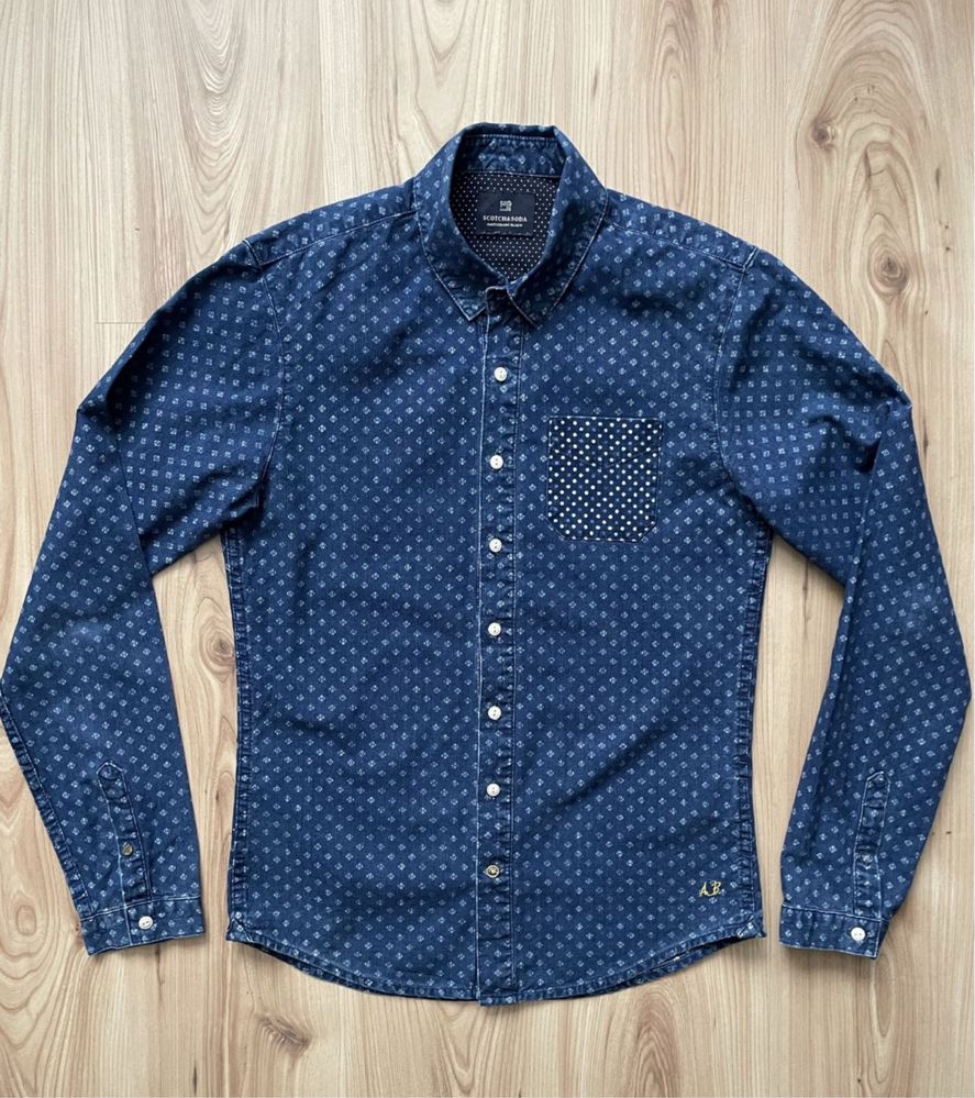 SCOTCH & SODA/мъжка дънкова риза S/M