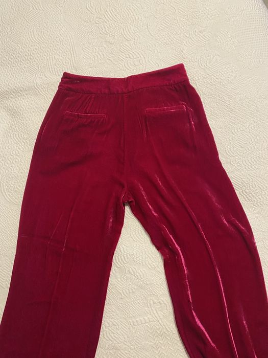 Pantaloni Massimo Dutti matase naturala