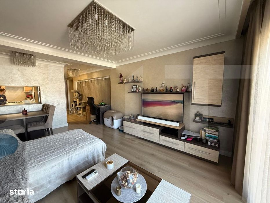 Apartament modern cu 2 camere, in Subcetate, mobilat, utilat,  loc de