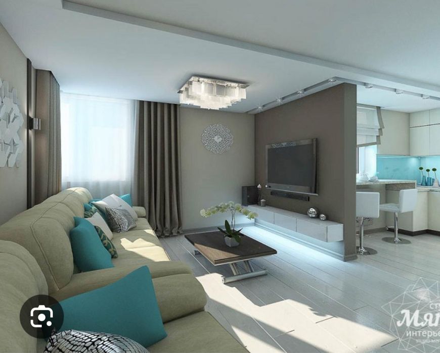 Современный ремонт квартир под ключ.