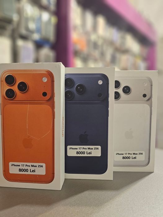 Magazin Vinde : Iphone 17 Pro Max 256gb Nou