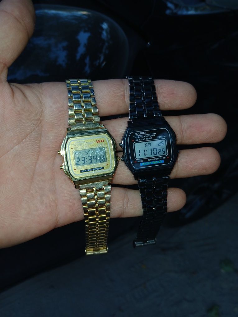 Casio soat qora gold