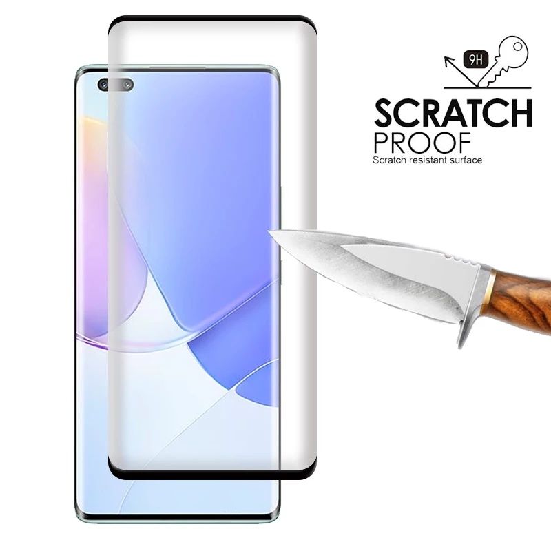 5D Извит Стъклен Протектор за дисплей за Huawei Nova 9