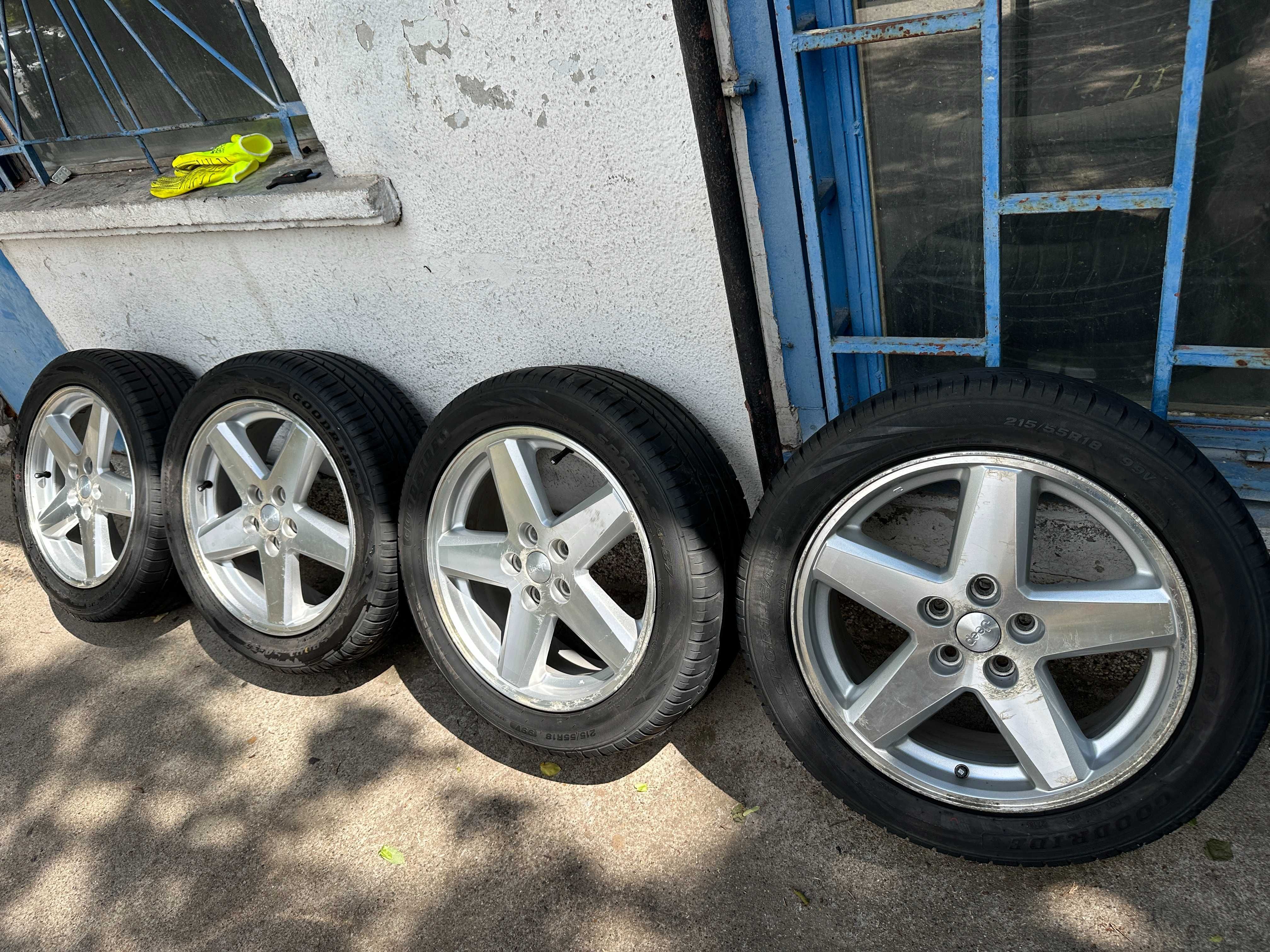 4бр. ОЕМ лети джанти 18" 5х114.3 Jeep Hyundai Kia Nissan Honda Toyota