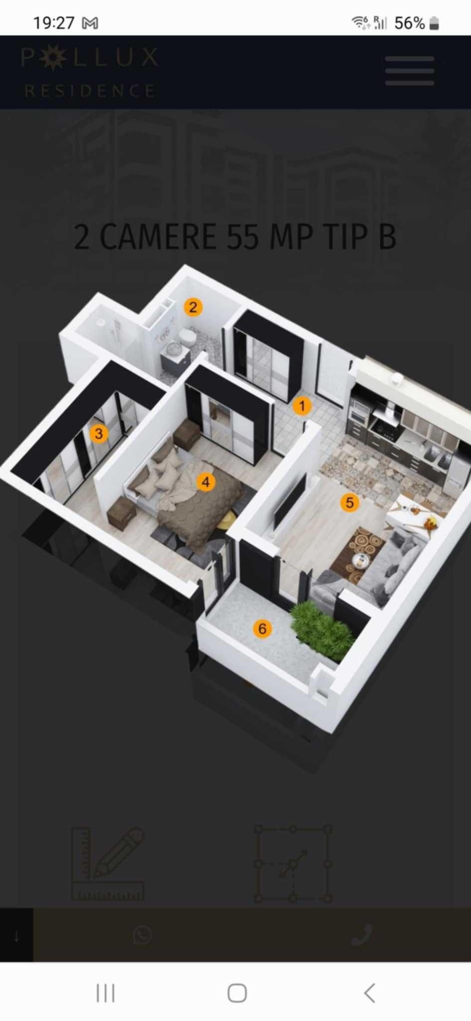 De vânzare sau schimb apartament 2 camere